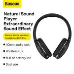 BASEUS Casque sans fil  D02 Pro Noir - NGTD010301