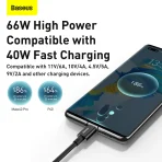 Baseus Cable 66W USB to USB-C 1m - CATYS-01 – Image 2