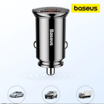 Baseus Chargeur de voiture circulaire Noir -CCALL-YS01