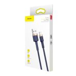 Baseus Cable  USB vers Lightning Bleu+Or 1m 2.4A  -CALKLF-BV3 – Image 4