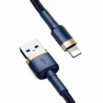 Baseus Cable  USB vers Lightning Bleu+Or 1m 2.4A  -CALKLF-BV3 – Image 6