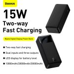 Baseus Power Bank  30000mAh 15W charge rapide à affichage numérique - PPBD050201