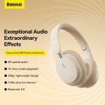 Baseus D05 Casque sans fil  70 heures d'autonomie Cremy White - NGTD020202