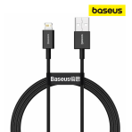 Baseus Câble USB  Vers Lightning pour iPhone/iPad 2.4A  1m  Noir- CALYS-A01