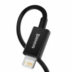 Baseus Câble USB  Vers Lightning pour iPhone/iPad 2.4A  1m  Noir- CALYS-A01 – Image 2