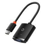 Baseus Adaptateur  HDMI vers VGA Noir -WKQX010001