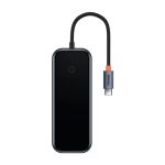 Baseus Adapteur Hub 7 in 1 USB-C / Type-C to USB3.0x2+USB2.0+USB-C / Type-C+HDMI+SD/TF -gris-WKJZ010413
