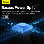 Baseus Flash Series II Câble 100W 3-en-1 USB vers M + L + C 1.2m - CASS030001 – Image 5