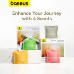 Baseus Désodorisant Pour Voiture Fraîcheur Longue Durée - PACK 4 PCS - C20362400002-00