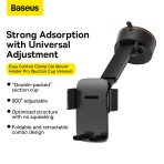 Baseus Easy Control Clamp Support Téléphone Voiture Pro (Ventouse) - SUYK020001