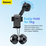 Baseus Easy Control Clamp Support Téléphone Voiture Pro (Ventouse) - SUYK020001 – Image 2