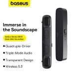 Baseus Mini barre de son Rechargable Sans Fil Bluetooth 5.3, Type-C, Jack, 10W + 10W -a20054402111-01