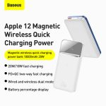 Baseus Power Bank 20W 10000mAh magnétique sans filà chargement rapide 10000 mAh 20W - PPCX010202