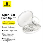 Baseus Écouteurs Sans Fil à oreille ouverte Autour du cou  - Blanc -A00064400221-00