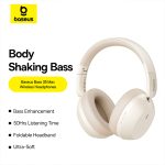 Baseus Casque sans fil Bass 35 Max - Crème - A00070800221-00