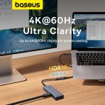 Baseus High Definition 10Gbps Câble d’Extension USB-C 1m - B0063370C111-01 – Image 2