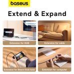 Baseus High Definition 10Gbps Câble d’Extension USB-C 1m - B0063370C111-01 – Image 4