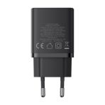 Baseus Chargeur  Fast Charger USB+Type-C 20W -Noir-P10111403113-00 – Image 3