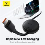 Baseus Câble USB-C vers USB-C 60W 1m - Noir - P10364500111-01