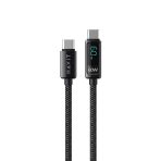 Havit By Baseus – Cable tressé 60W Type C – Type C avec afficheur LED - Ultra rapide