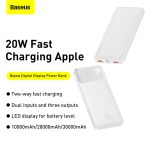 Baseus Power Bank 10000mAh 20W charge rapide à affichage numérique - PPBD050502
