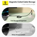 Baseus Câble 20W Magnétique 1m USB-C vers Lightning iPhone - P10319805111-01 – Image 3