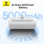 Baseus Compact Power Bank iPhone Edition 20W Charge Rapide 5000mAh – Blanc - P10068307213-00 – Image 2