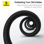 Baseus Tungsten Gold Câble 100W Magnétique 1m USB-C vers USB-C – Noir - P10319805111-00 – Image 5