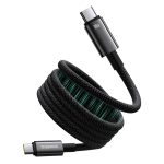 Baseus Tungsten Gold Câble 100W Magnétique 1m USB-C vers USB-C – Noir - P10319805111-00