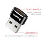 Baseus Adaptateur De USB Vers Type-C interface - CAAOTG-01