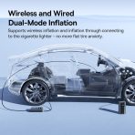 Baseus PrimeTrip VA1 Gonfleur de Pneus 2 en 1 Filaire & Sans Fil - C11169001121-00 – Image 7