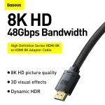 Baseus Câble HDMI 8K Haute Définition 2m - CAKGQ-K01