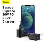 Baseus Super Si Chargeur Rapide USB-C 20W - CCSUP-B01 – Image 2