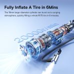Baseus PrimeTrip VA1 Gonfleur de Pneus 2 en 1 Filaire & Sans Fil - C11169001121-00 – Image 6