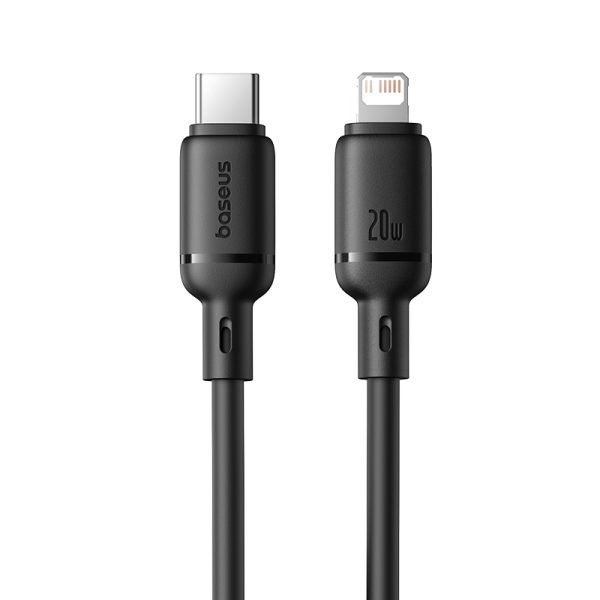 Baseus Silky Series Câble de Charge Rapide 1m USB-C vers Lightning iPhon 20W - P10377700113-00