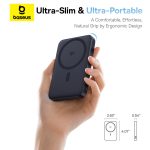 Baseus PicoGo Power Bank Magnétique Qi2 5000mAh 20W avec Support Rotatif – Noir - P10076802123-00