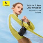 Baseus Power Bank 10000mAh 30W avec 2 Câbles USB-C Intégrés - P10055008113-00