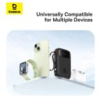 Baseus Power Bank 10000mAh 30W avec 2 Câbles USB-C Intégrés - P10055008113-00 – Image 6