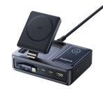 Baseus NOMOS Chargeur 140W de Bureau 5 en 1 avec Charge Sans Fil Qi2 et Écran Digital - P10170902123-00 – Image 8