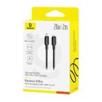 Baseus Silky Series Câble de Charge Rapide 2m USB-C vers Lightning iPhon 20W - P10377700113-01 – Image 4