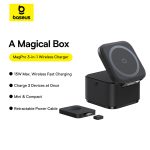 Baseus MagPro Chargeur Sans Fil Magnétique 2 en 1 25W + MagPro E-Watch 2.5W- P10264100123-01