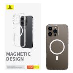 Baseus Coque iPhone 16 Pro Max Crystal Series Magnétique - P60114306203-03