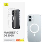 Baseus Coque iPhone 16 Crystal Series Magnétique- P60114306203-00