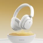 Baseus Bowie H1 Pro Casque Sans Fil avec Réduction de Bruit Active Moon White -  A00050601213-00