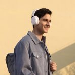 Baseus Bowie H1 Pro Casque Sans Fil avec Réduction de Bruit Active Moon White -  A00050601213-00 – Image 2