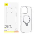 Baseus SkyRing Series Coque pour iPhone 16 Pro Magnétique avec Support - P60161009201-02
