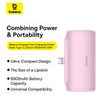 Baseus Compact Power Bank Type C 20W Charge Rapide 5000mAh - P10068306413-00