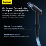Baseus Pistolet/lave-auto gris foncé + tuyau télescopique 15m et connecteur universel - CPGF020213 – Image 5