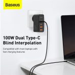 Baseus GaN2 Pro Chargeur 100W Rapide – 2 USB-C + 2 USB-A - CCGAN2P-L01 – Image 4