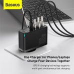 Baseus GaN2 Pro Chargeur 100W Rapide – 2 USB-C + 2 USB-A - CCGAN2P-L01 – Image 2